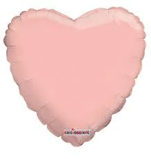 Funny Balloons Usa Mini Rose Gold Heart 15721-09 Foil Balloons