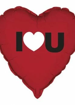 Funny Balloonsusa Foil Balloons Bulk I Heart You 62619