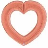 Funny Balloons Usa Linking Heart Rose Gold 25087