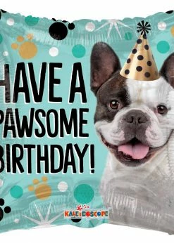 Funny Balloonsusa Have A Pawesome Birthday 114349 Foil Balloons