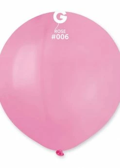 Funny Balloons Usa Latex Balloons G150: #006 Rose 150650 Standard Color 19 In