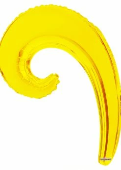 Funny Balloonsusa Yellow Gb Kurly Wave 15009-DCF