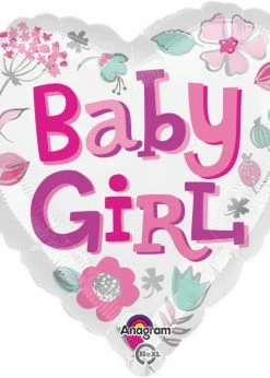 Funny Balloonsusa Foil Balloons Baby Girl Flowers 3363901 - 17 In