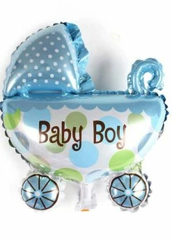 Funny Balloonsusa Foil Balloons Mini Baby Boy Stroller 10108