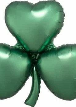 Funny Balloonsusa Satin Emerald Shamrock 3878301 Foil Balloons