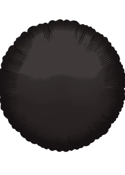 Funny Balloonsusa Black Round 17421-18