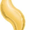 Funny Balloons Usa Foil Balloons Gold Curve 1614399 - 36 In