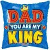 Funny Balloonsusa Foil Balloons Dad You Are My King 2 Funny Balloonsusa Foil Balloons Dad You Are My King
