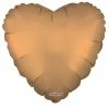 Funny Balloonsusa Matte Heart Gold 16260 - 18 Foil Balloons