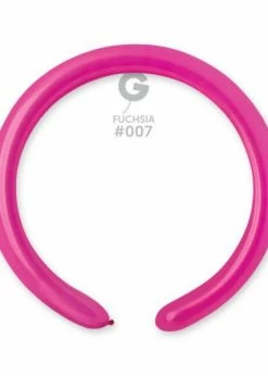Funny Balloons Usa D4: #007 Fuchsia 550702 Standard Color 2/60 In Latex Balloons