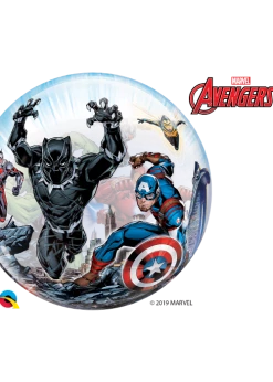 Funny Balloons Usa Marvels Avengers Bubble 87459 - 22 In