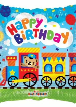 Funny Balloons Usa Birthday Choo-Choo Train 15449 - 18 Foil Balloons