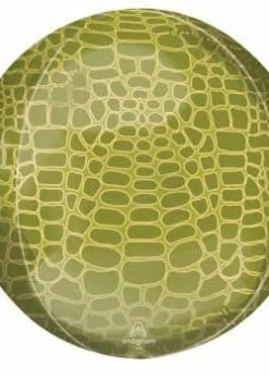 Funny Balloons Usa Foil Balloons Alligator Animal Print Orbz 4280101