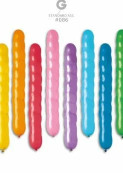 Funny Balloons Usa Latex Balloons AS1: #086 Ass. 548617