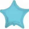 Funny Balloons Usa Solid Baby Blue Star 34019 - 04F Foil Balloons