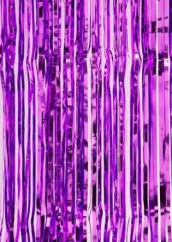 Funny Balloonsusa Foil Curtain Purple Accessories