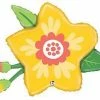 Funny Balloons Usa Yellow Spring Flower 25090 Foil Balloons
