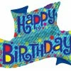 Funny Balloonsusa Foil Balloons Birthday Banner Shape 15457-36 1 Funny Balloonsusa Foil Balloons Birthday Banner Shape 15457-36