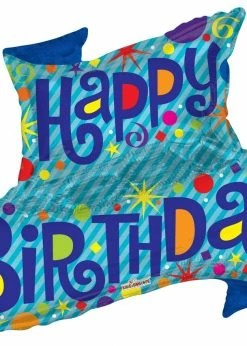Funny Balloonsusa Foil Balloons Birthday Banner Shape 15457-36