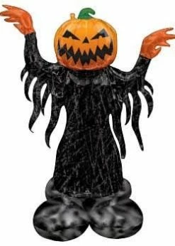 Funny Balloonsusa Airloonz Pumpkin Ghost 4305111 Foil Balloons
