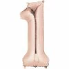 Funny Balloonsusa 1 Rose Gold 3621001 - 34 In