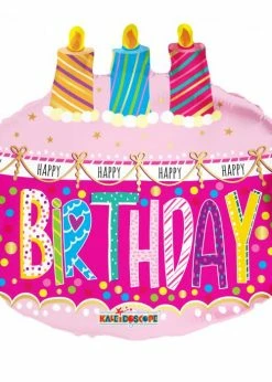Funny Balloonsusa Foil Balloons B´day Cake & Candles 16175