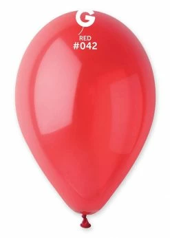 Funny Balloons Usa G110: #042 Red 114201 Crystal Color 12 In Latex Balloons