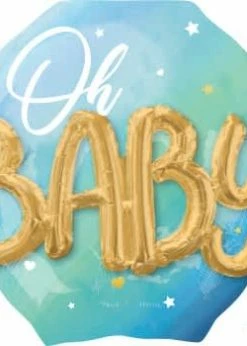 Funny Balloonsusa Blue Baby Boy 3973401 Foil Balloons