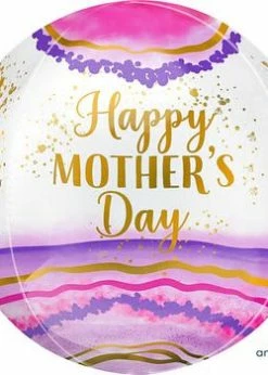 Funny Balloons Usa Happy Mother's Day Geode Orbz 4083001
