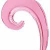 Funny Balloonsusa Foil Balloons Pink Kurly Wave 19925-DCF