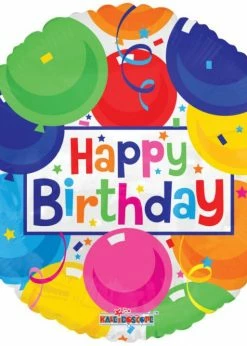 Funny Balloons Usa Happy Birhtday Colorful Balloons 15051-18 Foil Balloons