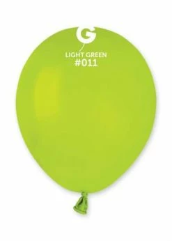 Funny Balloons Usa A50: #011 Light Green 051117 Standard Color 5 In