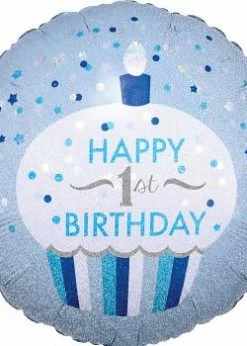 Funny Balloonsusa Happy 1st Birthday Boy 34530 Foil Balloons