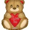 Funny Balloonsusa Foil Balloons I Love You Bear Shape 19554-36