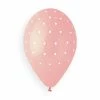 Funny Balloons Usa Latex Balloons GS120: #1051 Chic Dots Baby Pink 940930