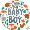 Funny Balloons Usa Baby Boy Woodland Fun 4164901 Foil Balloons