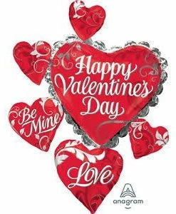 Funny Balloonsusa Happy Valentine's Day Love 25531 Foil Balloons