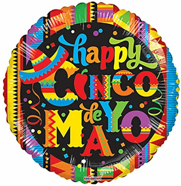 Funny Balloonsusa Happy Cinco De Mayo Festive 87018-18 3 Funny Balloonsusa Happy Cinco De Mayo Festive 87018-18