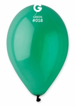 Funny Balloons Usa G110: #018 Green 111804 Crystal Color 12 In Latex Balloons