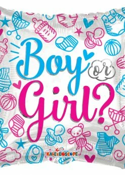 Funny Balloonsusa Foil Balloons Boy Or Girl 15473-18