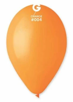 Funny Balloons Usa Latex Balloons G110: #004 Orange 110401 Standard Color 12 In