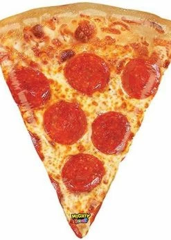 Funny Balloonsusa Foil Balloons Mighty Bright Pizza 357241