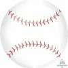 Funny Balloons Usa Baseball Orbz 3068401 Foil Balloons