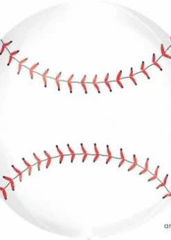 Funny Balloons Usa Baseball Orbz 3068401 Foil Balloons