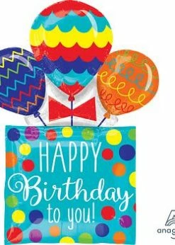 Funny Balloonsusa Foil Balloons Happy Birthday Day Present & Balloon 35149