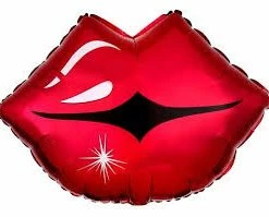 Funny Balloonsusa Foil Balloons Kissy Lips 4048301