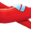Funny Balloons Usa Big Red Airplane 57811