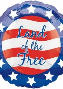 Funny Balloonsusa Land Of The Free 13985 Foil Balloons