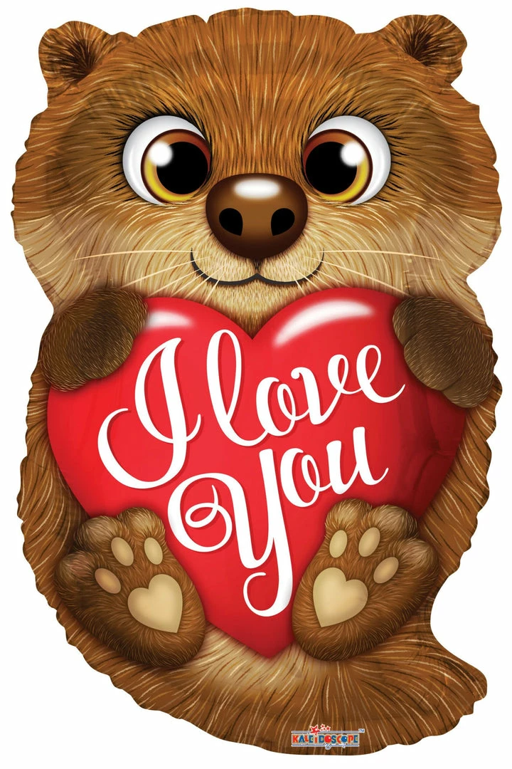 Funny Balloonsusa Foil Balloons I Love You Otter 16249 - 18 3 Funny Balloonsusa Foil Balloons I Love You Otter 16249 - 18