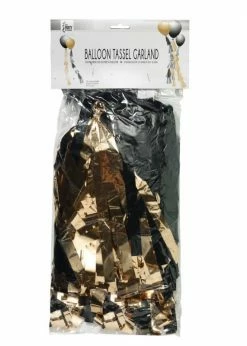 Funny Balloons Usa Balloon Tassel Garland Rose Gold/Black LGTASRGBK Accessories